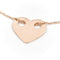 Collier Ginette NY Collier Mini Heart on Chain Or rose 58 Facettes 2203300CN
