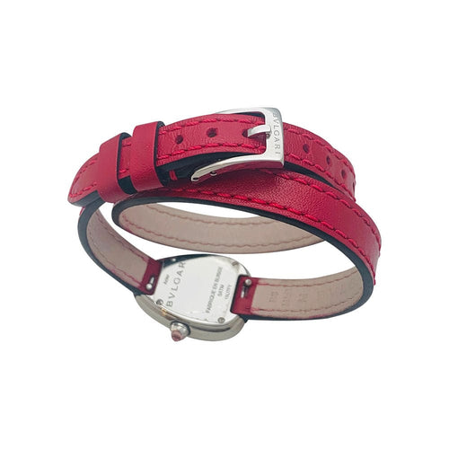 Montre Montre Bulgari "Serpenti" en acier, cuir. 58 Facettes 31326