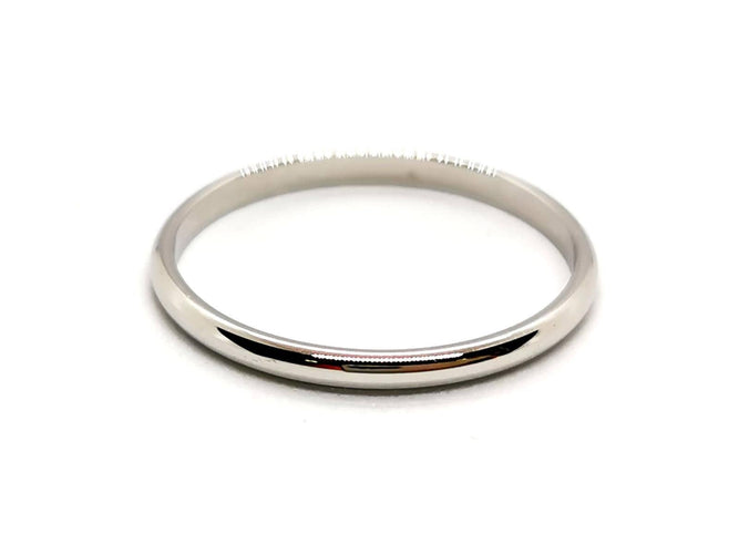 Bague 65 Bague Alliance Or blanc 58 Facettes 1178333CD