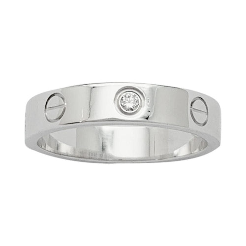 Bague 53 Bague Cartier "Love" en or blanc, diamant. 58 Facettes 31947