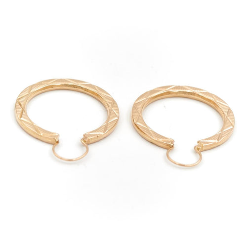 Boucles d'oreilles Boucles d'oreilles Créoles Or jaune 58 Facettes 1883901CN