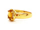 Bague 56 Bague Or jaune Citrine 58 Facettes 06340CD