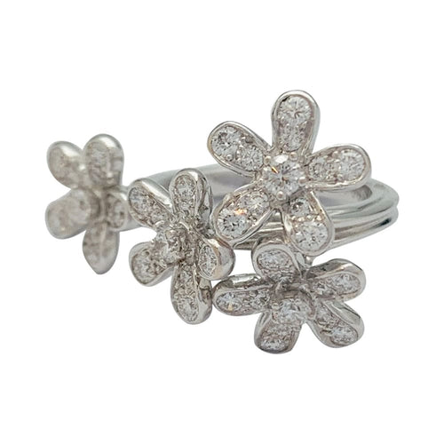 Bague 46 Bague Van Cleef & Arpels, "Socrate", or blanc et diamants. 58 Facettes 31908