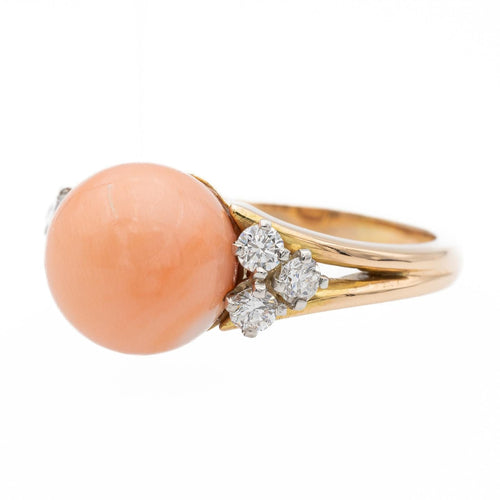 Bague 53 Bague Or jaune Corail 58 Facettes 2538673CN