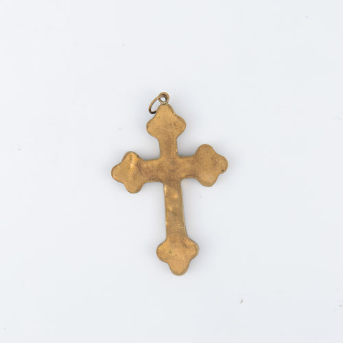 Pendentif Croix en micro-mosaïque 58 Facettes