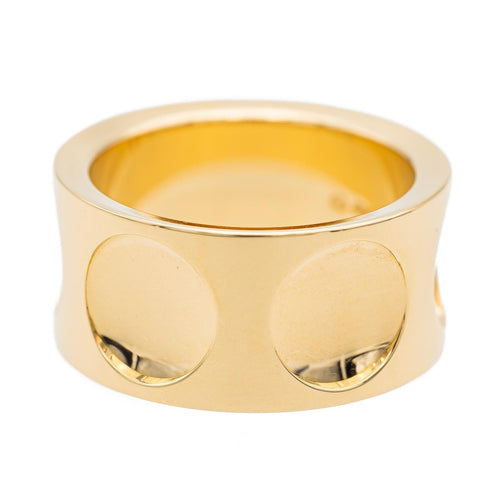 Bague 52 Louis Vuitton Bague Bandeau Empreinte Or jaune 58 Facettes 2609074CN