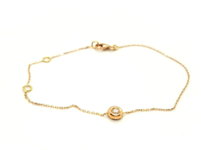 Bracelet Bracelet Or rose Diamant 58 Facettes 578997RV