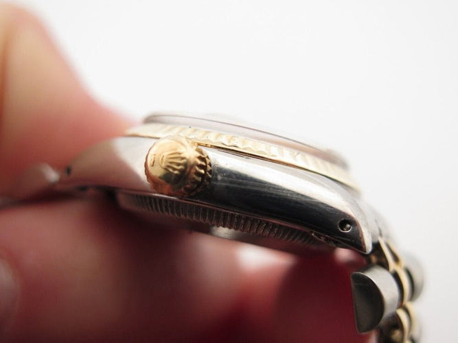 Montre vintage montre ROLEX oyster perpetual datejust automatique 58 Facettes 257564