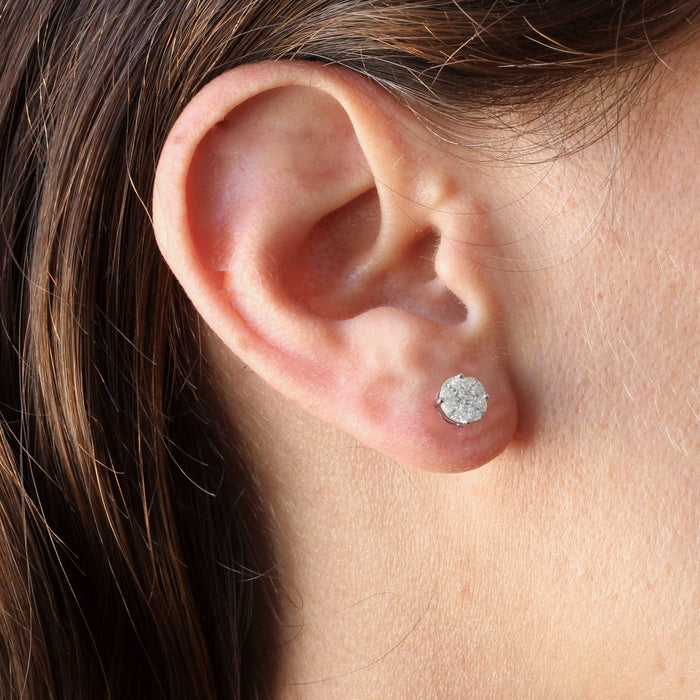 Boucles d'oreilles Boucles d'oreilles diamants or blanc 58 Facettes 21-514