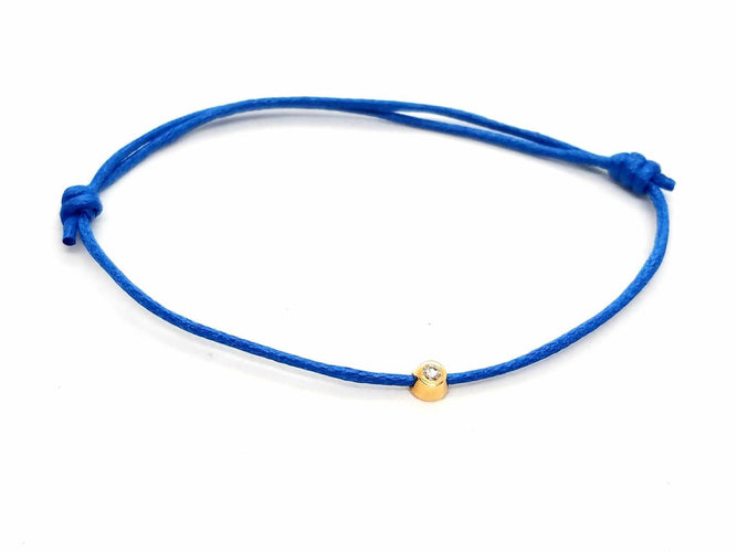 Bracelet Bracelet Cordon Or rose Diamant 58 Facettes 578849RV