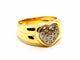 Bague 53 Bague Coeur Or jaune Diamant 58 Facettes 1345937CN