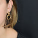 Boucles d'oreilles Boucles d'oreilles anciennes en or rose pendantes 58 Facettes 21-741