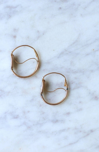 Boucles d'oreilles Boucles d'oreilles poissardes fleur émail 58 Facettes