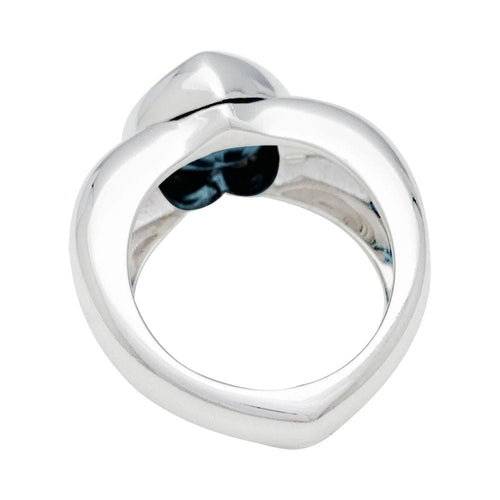 Bague 53 Bague Piaget, "Coeur", or blanc et topaze. 58 Facettes 32050