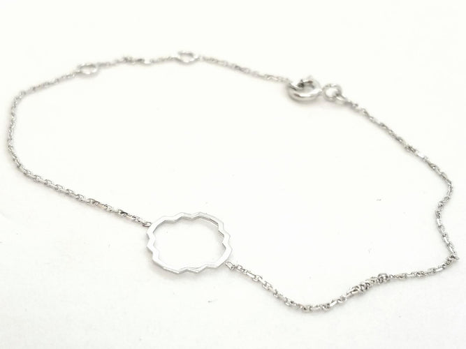 Bracelet Bracelet Transparence Or blanc 58 Facettes 578934RV