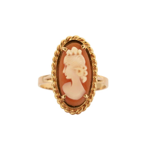 Bague 55 BAGUE CAMEE SUR COQUILLAGE 58 Facettes BO/230074