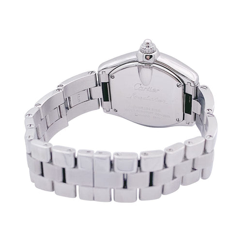 Montre Montre Cartier, "Roadster", acier sur acier. 58 Facettes 33239