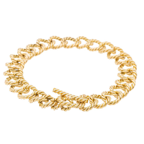 Bracelet Bracelet Maille torsadée Or jaune 58 Facettes 2270603CN