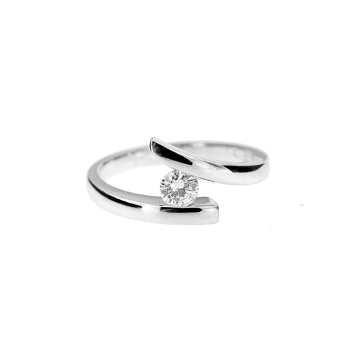 Bague 52 Bague solitaire diamant 0,25 ct 58 Facettes 13424
