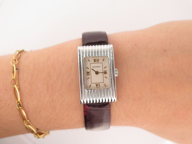 Montre vintage montre BOUCHERON reflet small 29 mm acier quartz 58 Facettes 253054