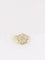 Bague 54 Bague vintage fleur en or et diamants baguette 58 Facettes J140