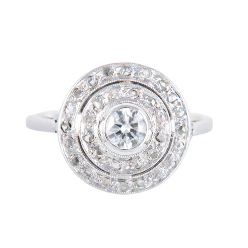 Bague 55 Bague Platine Diamants 58 Facettes 8391