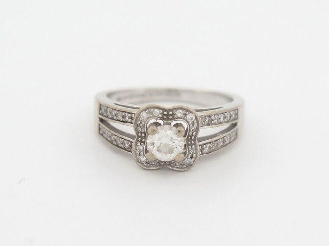 Bague 48 bague MAUBOUSSIN chance of love n3 ri0489wgdi 48 diamant or blanc 18k 58 Facettes 251915