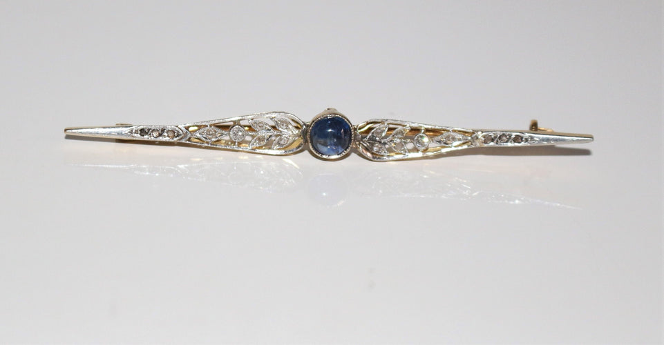 Broche Broche-barrette 1900 Art Nouveau 58 Facettes 498