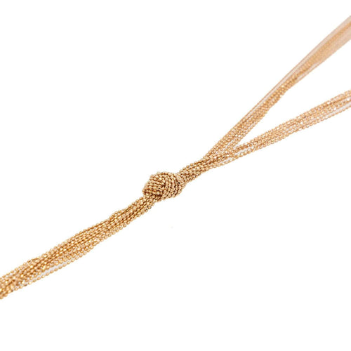 Collier Ginette NY Collier Sautoir Unchained Or rose 58 Facettes 2519838CN