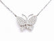 Collier Collier Papillon Or blanc Diamant 58 Facettes 06136CD