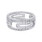 Bague 52 Bague Bulgari, "Parentesi", or blanc. 58 Facettes 32356