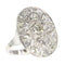 Bague 58 Romance éternelle : bague Art Déco en platine et diamants des années 1950 58 Facettes 24002-0085