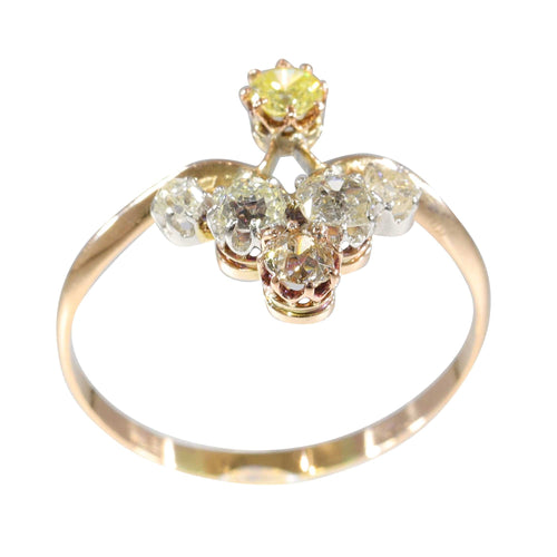 Bague 66 Bague  diamants de couleur 58 Facettes 23271-0594