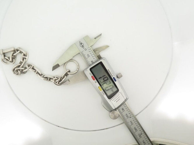 Bracelet bracelet HERMES chaine d'ancre mm 19cm 17 maillons argent 925 58 Facettes 257173