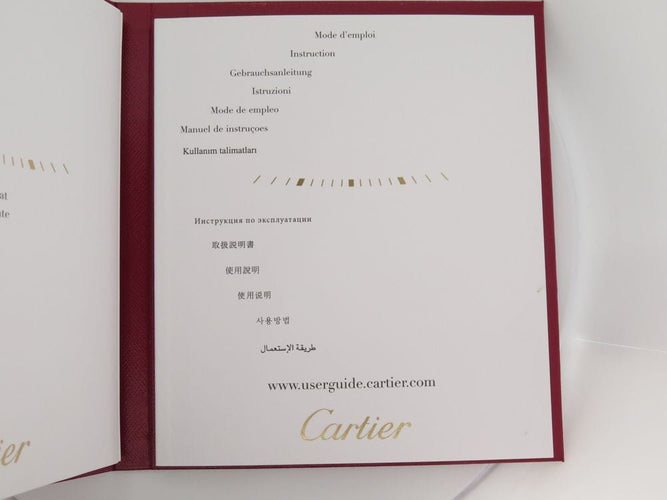 Montre montre rotonde de CARTIER 40mm croco mecanique fullset 58 Facettes 256928