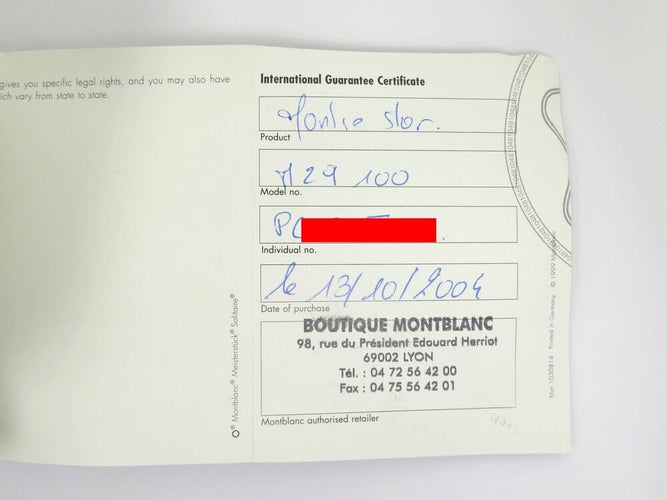 Montre montre MONTBLANC meistertuck star chrono 38mm automatique +boite 58 Facettes 254884