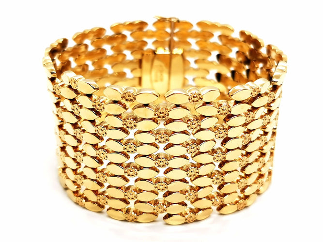 Bracelet Bracelet Manchette Or jaune 58 Facettes 1588606CN