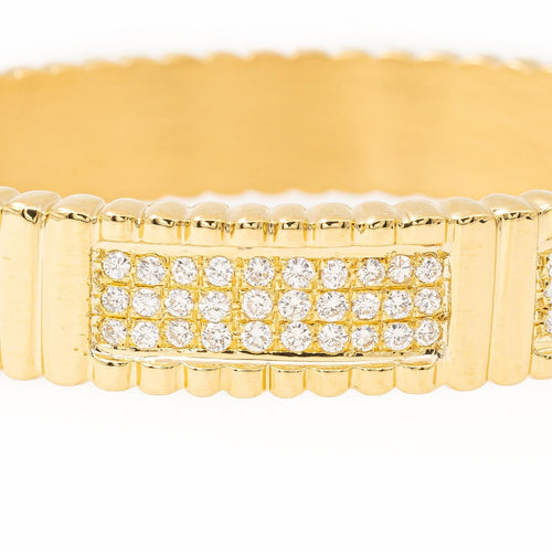 Bracelet Bracelet Manchette Or jaune Diamant 58 Facettes 1718909CN