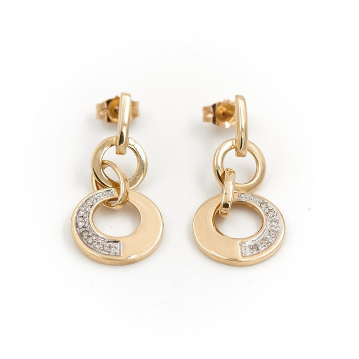 Boucles d'oreilles Boucles d'oreilles Or jaune Diamant 58 Facettes 1720420CN