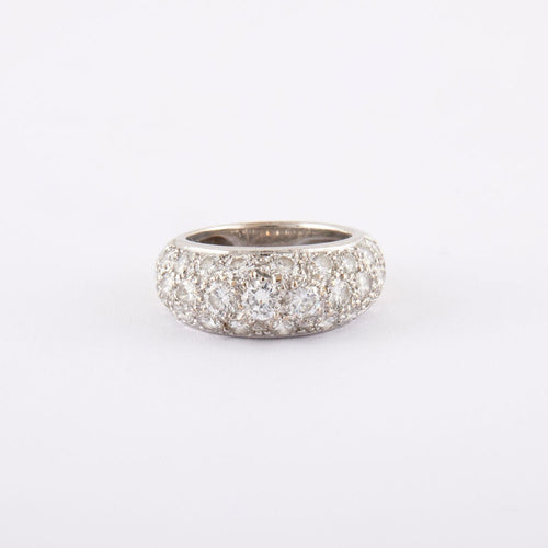 Bague 45 Bague Bandeau Diamants 58 Facettes JE496