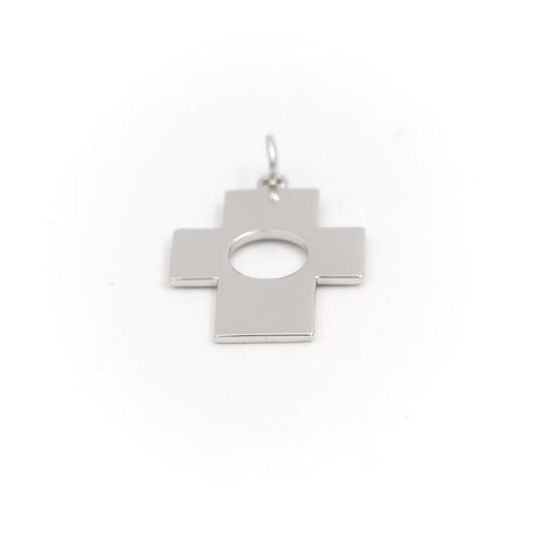 Collier Pendentif Croix Or blanc 58 Facettes 2025671CN