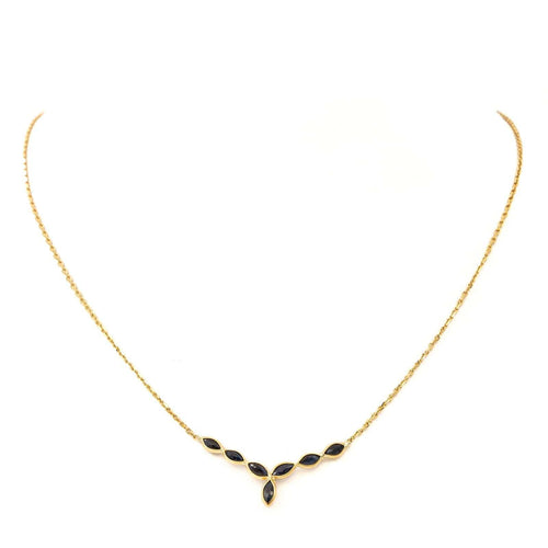 Collier Collier Or jaune Saphir 58 Facettes 2052059CN