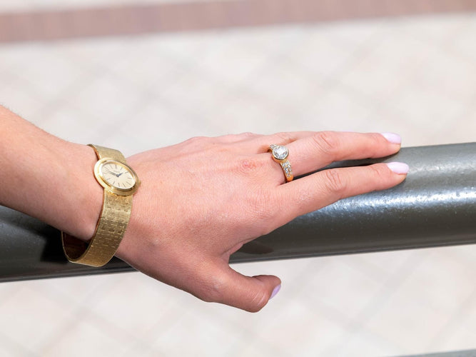 Bague 62 Bague Solitaire Or jaune Diamant 58 Facettes 2455612CN