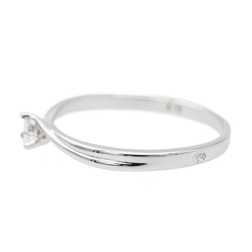 Bague 53 Bague Solitaire Or blanc Diamant 58 Facettes 2682326CD