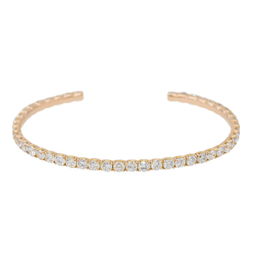 Bracelet Bracelet Jonc Or rose Diamant 58 Facettes 2394611CN