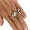 Bague 53 Bague Hermès, "Collier de Chien Rock", argent. 58 Facettes 31780