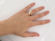 Bague 50 bague CARTIER toi et moi perles & or jaune 18k 58 Facettes 255294