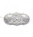 Broche Blanc/Gris / Or 750 et Platine 950 Broche Art Déco Platine Or Diamants 58 Facettes 180279R