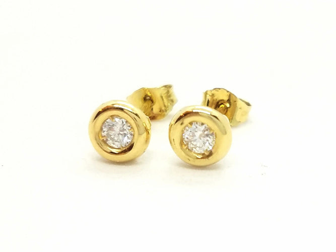 Boucles d'oreilles Boucles d'oreilles Or jaune Diamant 58 Facettes 579266RV