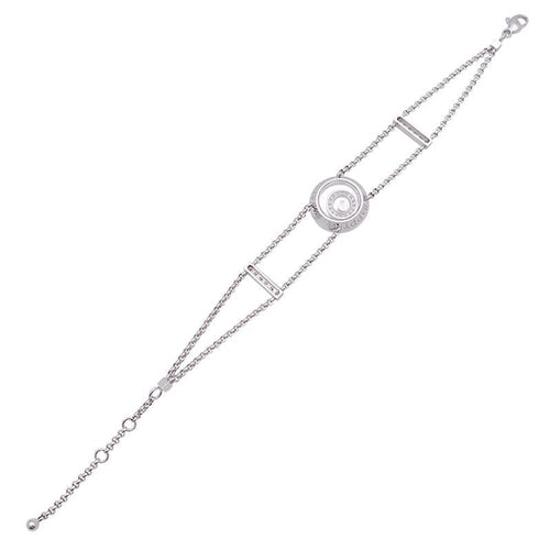 Bracelet Bracelet Chopard "Happy Spirit" or blanc, diamants. 58 Facettes 33527